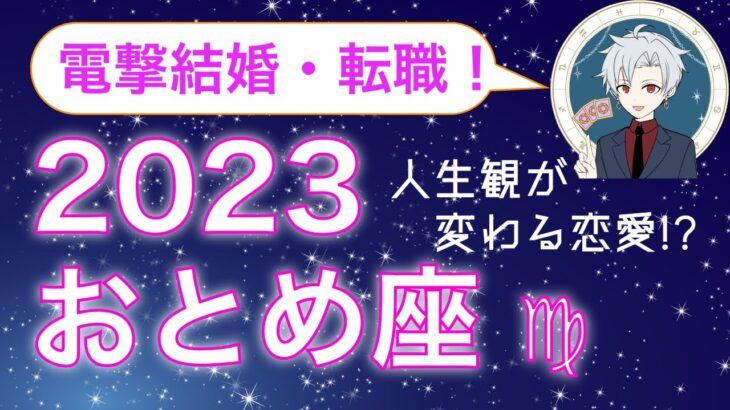 【電撃結婚⁉️】おとめ座の2023年恋愛運・仕事運【運勢占い】