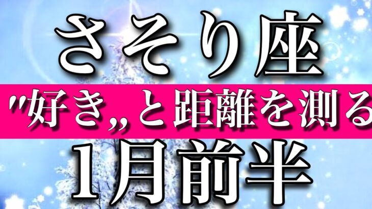 さそり座♏︎2023年1月前半　「好きなもの」との距離を測る　Scorpio✴︎January