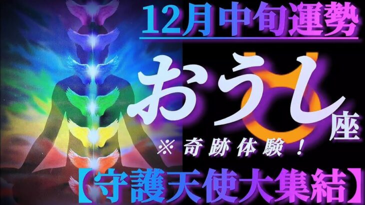 【牡牛座♉12月中旬運勢】まさにエキサイティング！守護天使大集結で何かが起こる！？奇跡体験をアナタへ　✡️4択で📬付き✡️　❨タロット占い❩