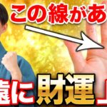 この線、本当に財運がいい人に現れます！神様に愛され金運が最高な手相4線