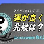 【四柱推命】運が良くなるときに現れる兆候は何？