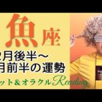 【うお座】2022年12月後半～2023年1月前半 タロット占い ～大満足の年の暮れ✨次はミラクル多発の年～