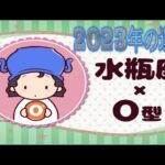 水瓶座（みずがめ座）×Ｏ型の2023年の運勢や性格や恋愛傾向や適職や男女別の攻略法や芸能人まで紹介！