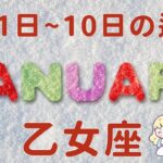 ♍乙女座♍2023年1月1日～1月10までの運勢