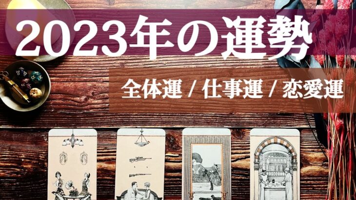 【卯年×山羊座の季節到来🐇🐐】2023年の運勢｜全体運・仕事運・恋愛運｜タロット占い｜中辛🍛