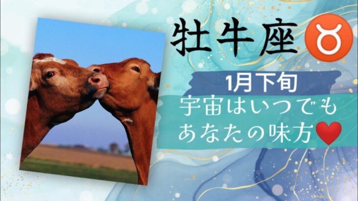 1月下旬牡牛座♉️宇宙はいつでもあなたを守っていてくれる❤やりたい事にゴリゴリ邁進すればいい‼️💪✨