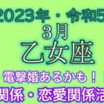 【♍️乙女座・おとめ座・2023年・令和5年・３月】🔮タロット占い・近未来予想⚠️概要欄ご覧下さいませ❤️