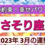 蠍座【2023年３月の運勢】💕真実の約束！幸せパワー増大👑星とカードで徹底リーディング🌸