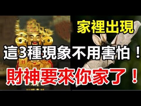 鴻運當頭！風水先生說：如果家裡出現這3種現象，不用害怕，說明財神要來你家了！千萬要記住了，這樣新的一年裡才能事事順心喔！