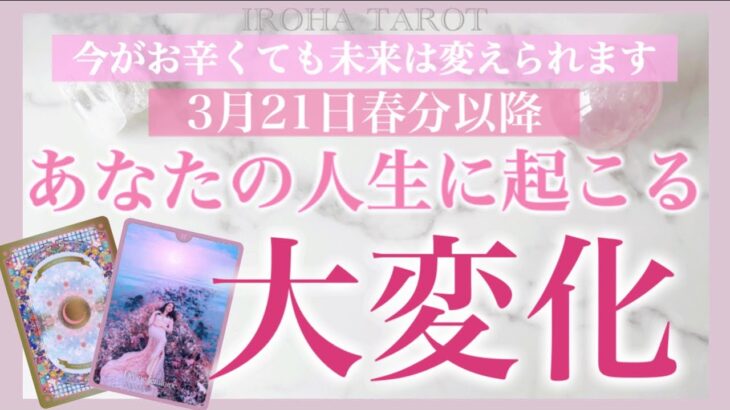 春分🌸安心して下さい。いよいよ人生が大変化を迎える時✨あなたに最高の未来が待っているようです。個人鑑定級深掘りリーディング［ルノルマンタロットオラクルカード］