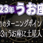 【30年ぶり】2023年うお座　2023年3月魚座に土星入り