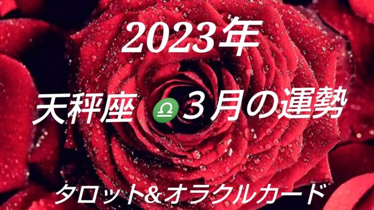 2023年3月《天秤座》✨新しい世界が始める✨