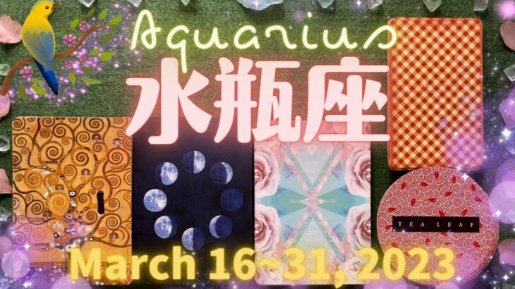 水瓶座★2023/3/16～31★次、始まっていく新しさを見抜いて、劇的に変化していく時（健康面ご注意ください） – Aquarius – March 16~31, 2023