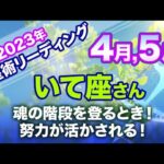 ♐️いて座【4月＆5月 】魂の階段を登るとき！努力が活かされる！