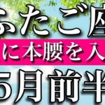 ふたご座♊︎5月前半　人生に本腰を入れる　Gemini✴︎early May 2023