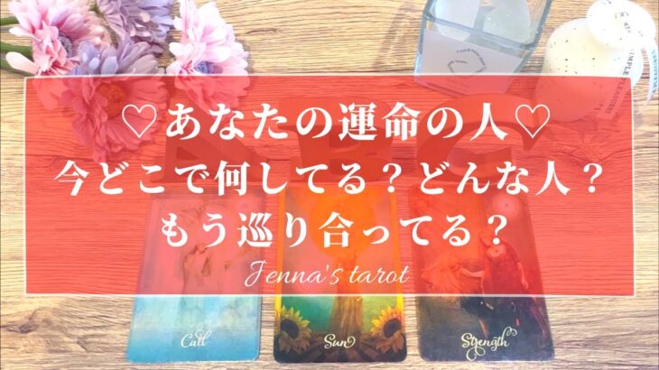 💝ドキドキ💝【運命の人💍✨】今どこで何してる？どんな人？もう出会ってる？【タロット🔮オラクルカード】恋愛・片思い・復縁・出会い・恋人・未来・恋の行方・好きな人・片想い