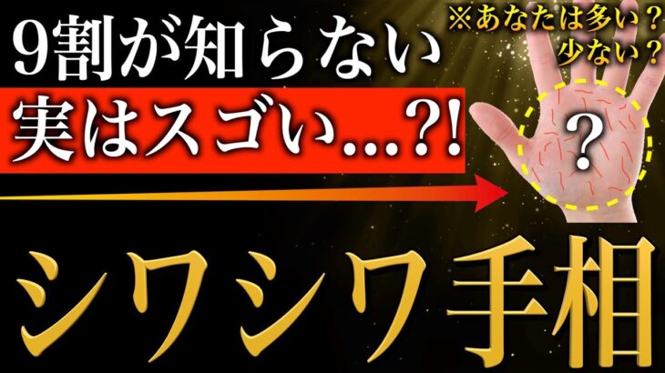 【手相占い】あなたは多い？少ない？手のひらのシワシワ線の意味15選