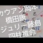 カウアン岡本　橋田康　ジュリー藤島を四柱推命で占いました