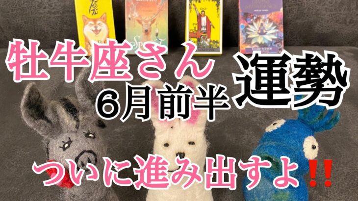 【牡牛座】6月前半の運勢‼️ついに‼️進み出すよ‼️それから。。。🌸