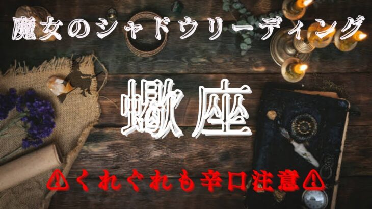 蠍座5月〜6月【シャドウ】⚠️辛口注意⚠️あなたがダメだと思っている部分は実は長所‼️魔女のシャドウリーディング🌗