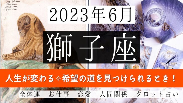 🌈しし座♌2023年6月 │全体運・恋愛・仕事・人間関係 テーマ別タロットリーディング