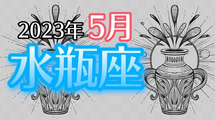 【みずがめ座】2023年5月　🐈小豆師匠鎮座🐈心の深い部分からの変容🦋人生が大きく変わる時⏰真実でない物を手放し貴方らしく生きる未来へ🚀【深層心理を突く💫高次元カードリーディング】