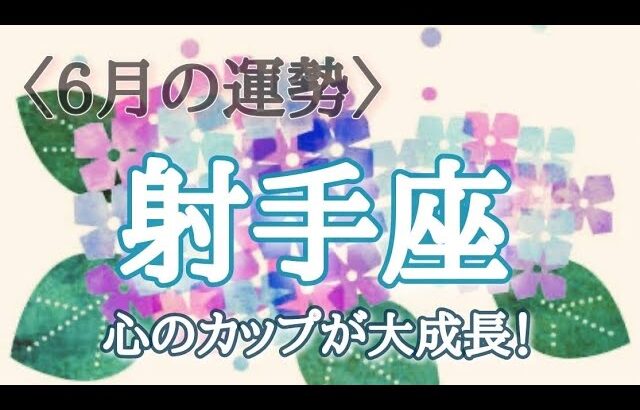 【#射手座♐️さんの※6月運勢※】仕事！恋愛！転機予報！【心のカップが大成長！！🐲】