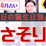 【さそり座】2023年6月の星占い&タロット運勢 366日日の全誕生日別占い・蠍座は〇〇はよいけど、アレに注意⁉︎開運へのアドバイスもお伝えします♡【占い師・早矢】