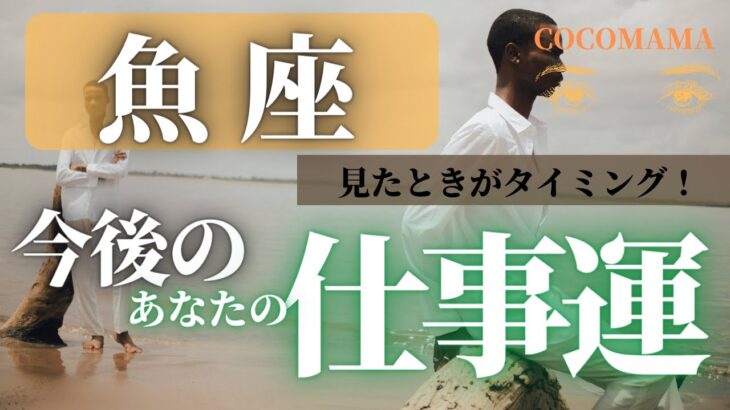 魚座♓️ 【お仕事運⭐見たときがタイミング】ココママの怖いほど見えてる👀　個人鑑定級タロット占い🔮