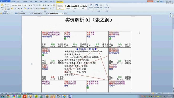 紫微斗数断盘技法实战班 (02) — 中州派令东来