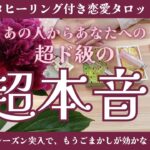 お相手の究極の本音、それはあなたへの意外な愛でした❗️バランガン柏木【シータヒーリング付き恋愛タロット３択占い💗あの人からあなたへの超ド級の超本音！】金星・獅子座入りについてもお話しております🦁