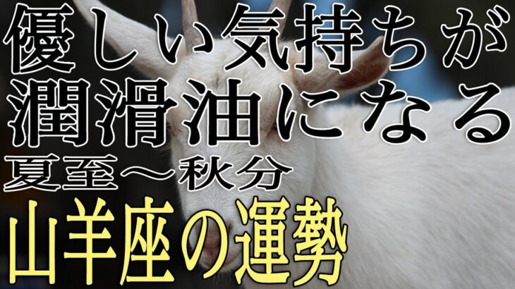 ★忖度なし★白珠イチゴが占う2023年夏至〜秋分の運勢★山羊座★