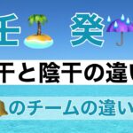 陽干が兄で陰干が弟？ってどう違うの？水のチームの違いを説明します