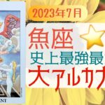 7月 魚座🌟大大大アルカナ祭り🥁大開催中😳こんなことがあるなんて😇🌿🌟タロット&オラクル