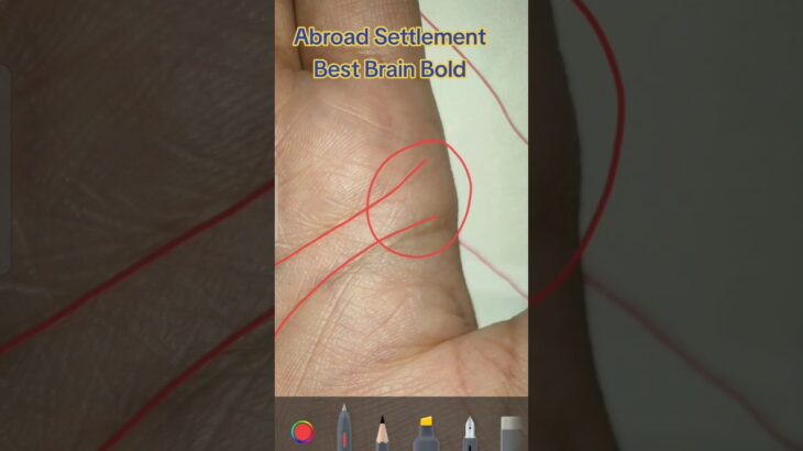 Abroad Settlement bold #astrology #palmist #palmreading #religion #palmistry #palmistry001 #fact