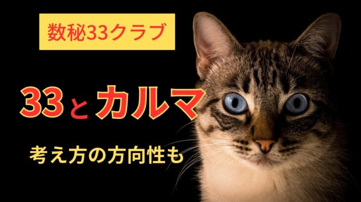 【数秘33クラブ】カルマについて「こういう風に考えんといて欲しい～」というお話