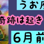 【6月前半の運勢】うお座　奇跡は必ず起きる！超細密✨怖いほど当たるかも知れない😇#星座別#タロットリーディング#うお座