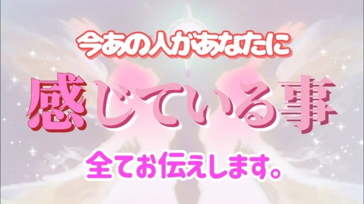 【衝撃?!｡｡全て伝えます✨】今あの人があなたに感じること💓