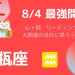 【みずがめ座】8/4の最強開運日から始まる嬉しい変化は⁉️今年最後の大開運日✨⛩