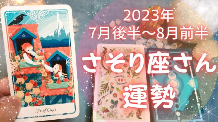 さそり座さん♏️7月後半〜8月前半の運勢✨全体運・仕事運・人間関係・金運