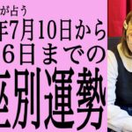 ★忖度なし★2023年7月10日〜7月16日の星座別の運勢★運気を上げるアドバイスつき★