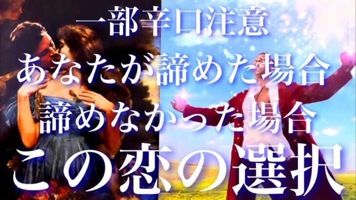 💞視聴者参加型🐇それぞれの選択、この恋を諦めた時、諦めなかった時、行動した時、行動しなかった時、その先にある2人の恋愛🦋