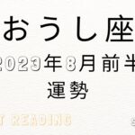 ♉牡牛座♉2023年8月1日～15日までの運勢【タロット占い】