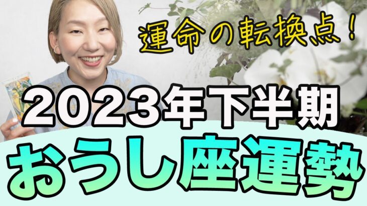 2023年下半期 ♓️ おうし座の運勢 / ビッグチャンス！運命の転換点！！幸運への大きな突破口【トートタロット & 西洋占星学】