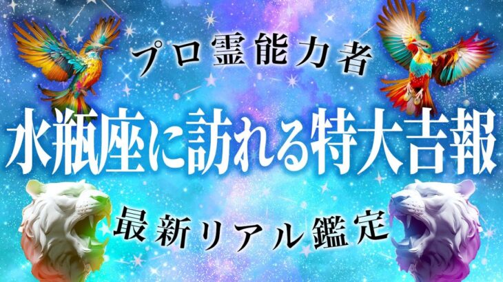 【神回】水瓶座にもうすぐ訪れる吉報🔮霊視でガチ鑑定した結果がヤバすぎた🔮