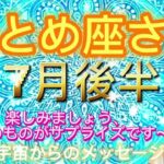 おとめ座⭐️7月後半⭐️“  楽しめましょう〜人生そのものがサプライズです〜”⭐️宇宙からのメッセージ ⭐️シリアン・スターシード・タロット⭐️Virgo ♍️