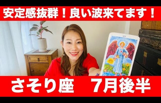 さそり座♏️7月後半🔮安定感抜群！良い波来てます！この環境を最大限活かして！！