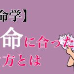 【算命学】宿命に合った生き方とは