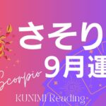 さそり座♏9月【再生するために何かを終わらせることが鍵🌕🐇✨】🍡恋愛・結婚運🍡全体運🍡仕事運🍡上旬・中旬・下旬に起こる事🍡開運アドバイス🌝月星座さそり座さんも🌟タロットルノルマンオラクルカード