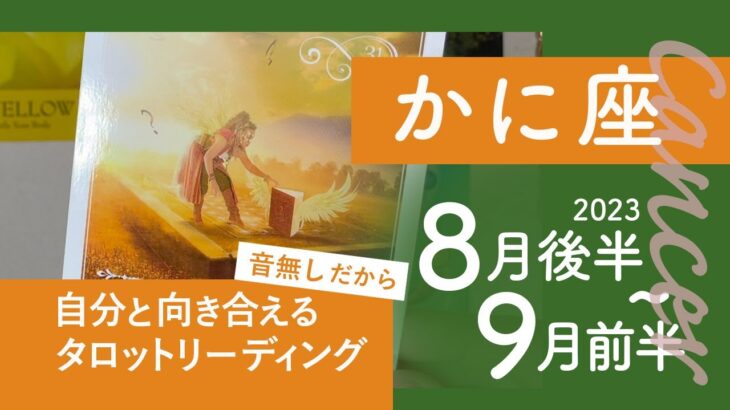 【かに座】次へが如実になる★2023年8月後半から9月前半★タロットリーディング【音声なし】【蟹座】